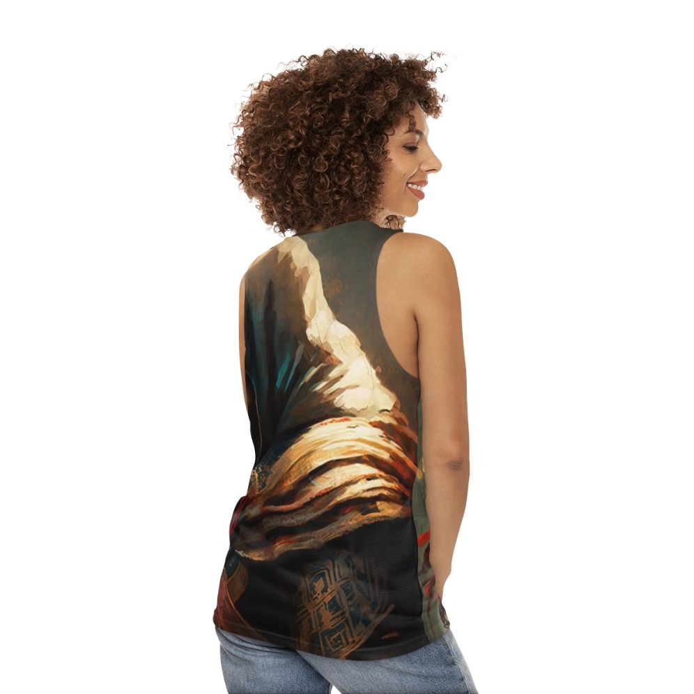 Assassin's Creed Painting Unisex Tank Top - women back