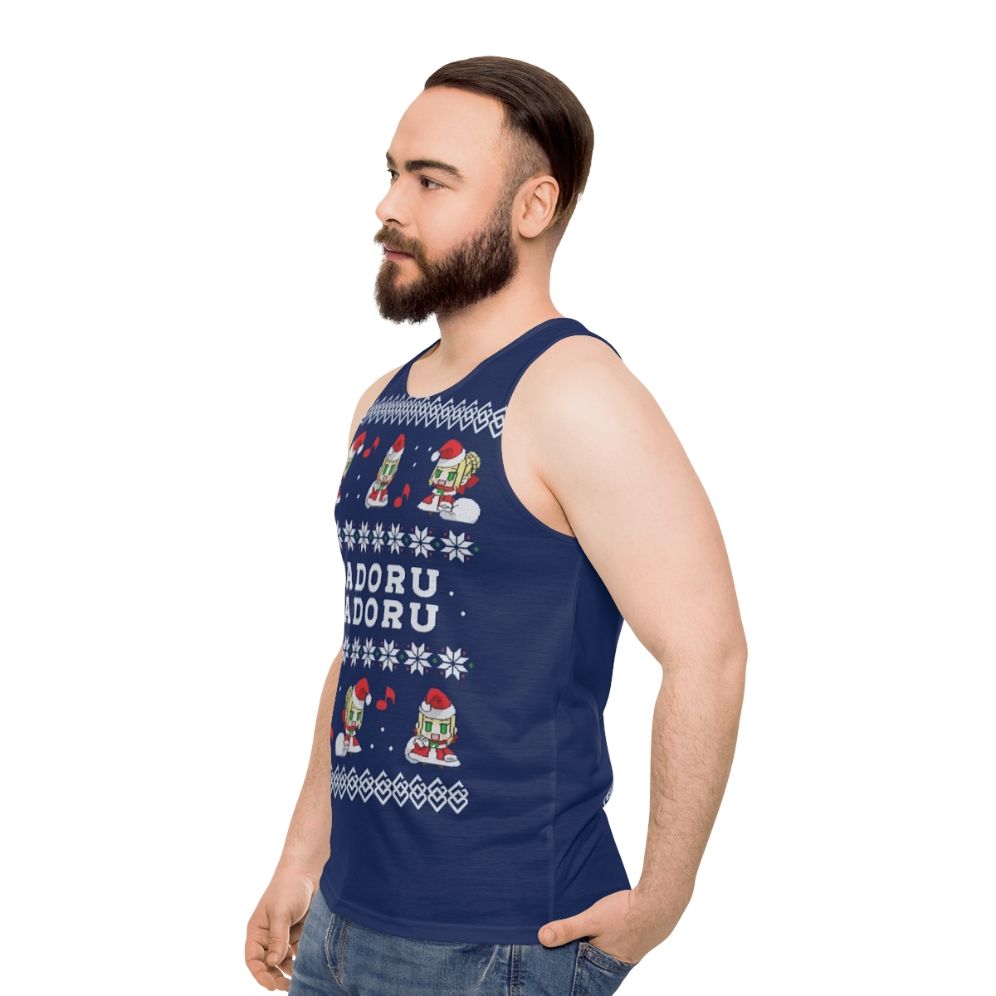 Padoru Padoru Anime Unisex Tank Top - men side