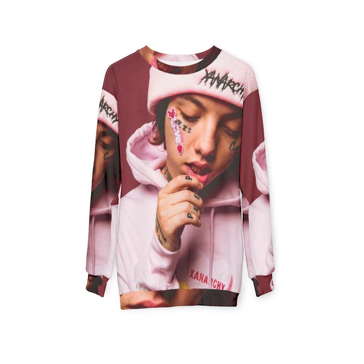 Lil Xan Rapper Sweatshirt - hanging