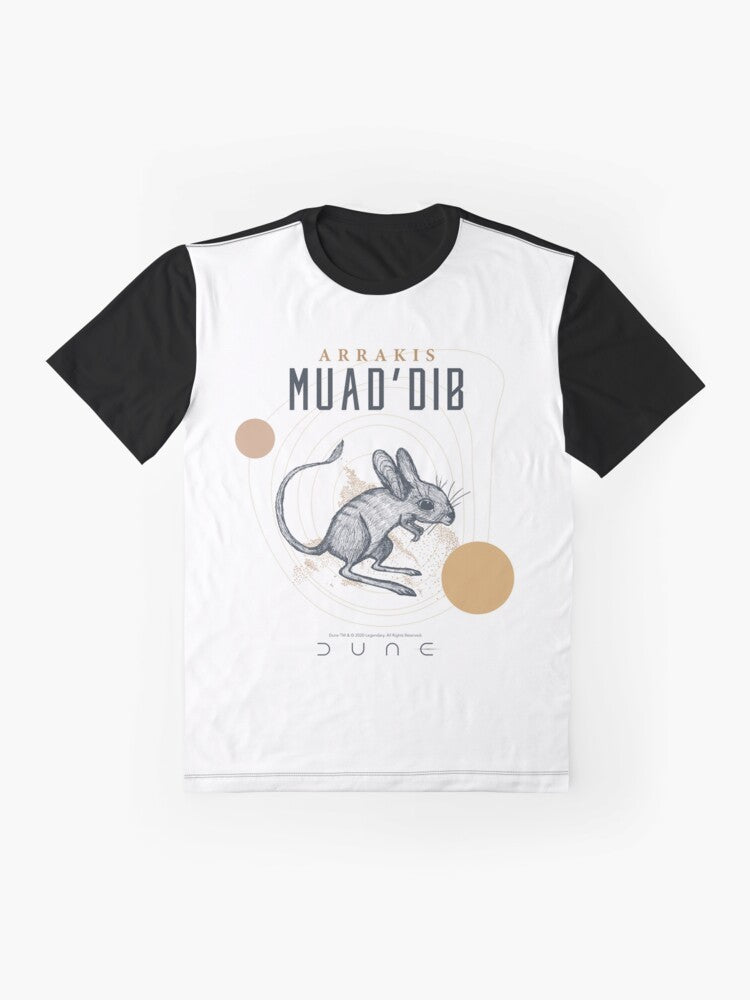 Dune 2020 Muaddib Graphic T-Shirt - Flat lay