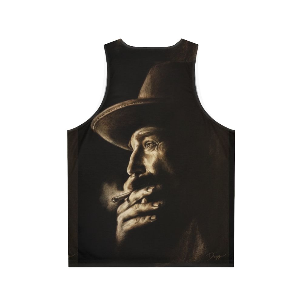 Daniel Plainview Unisex Charcoal Tank Top - Back