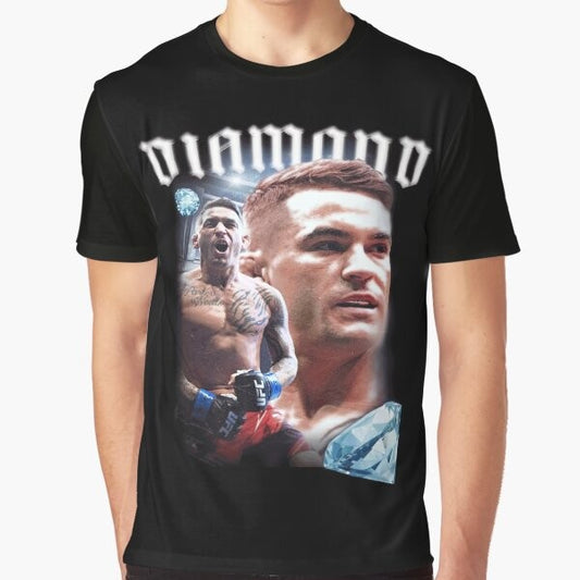 Dustin Poirier 'Diamond' MMA Graphic T-Shirt