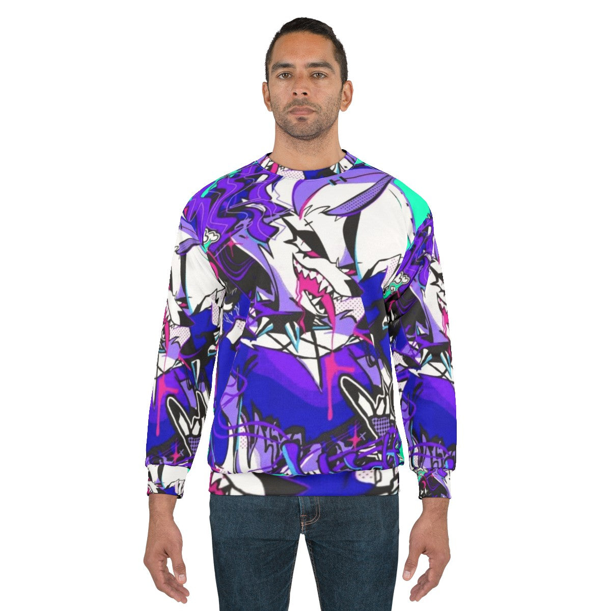 Helluva Boss Loona Anime Graphic Sweatshirt - men