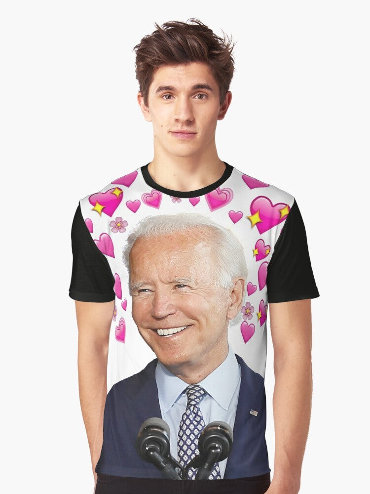 Cute and humorous graphic t-shirt featuring Joe Biden, the 46th President of the United States. - Men