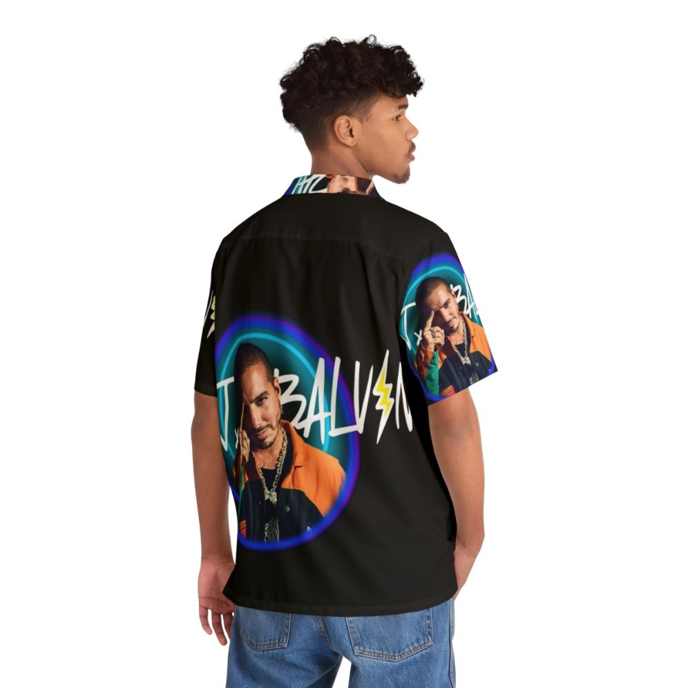 J Balvin Inspired Hawaiian Shirt - People Back