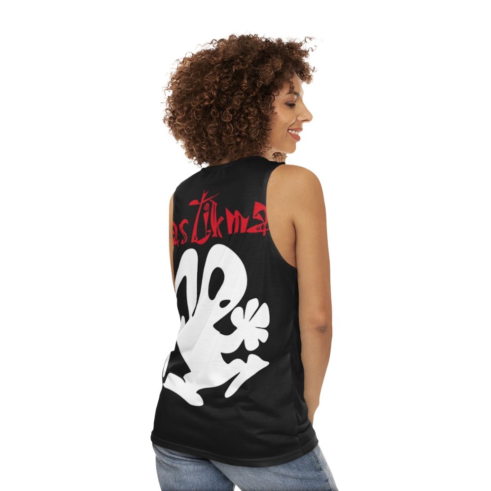 Plastikman Unisex Techno Music Tank Top - women back