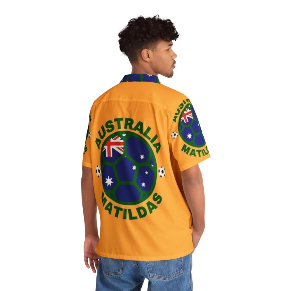 Australia Matildas Women's Soccer Team Hawaiian Style Jersey - People Back