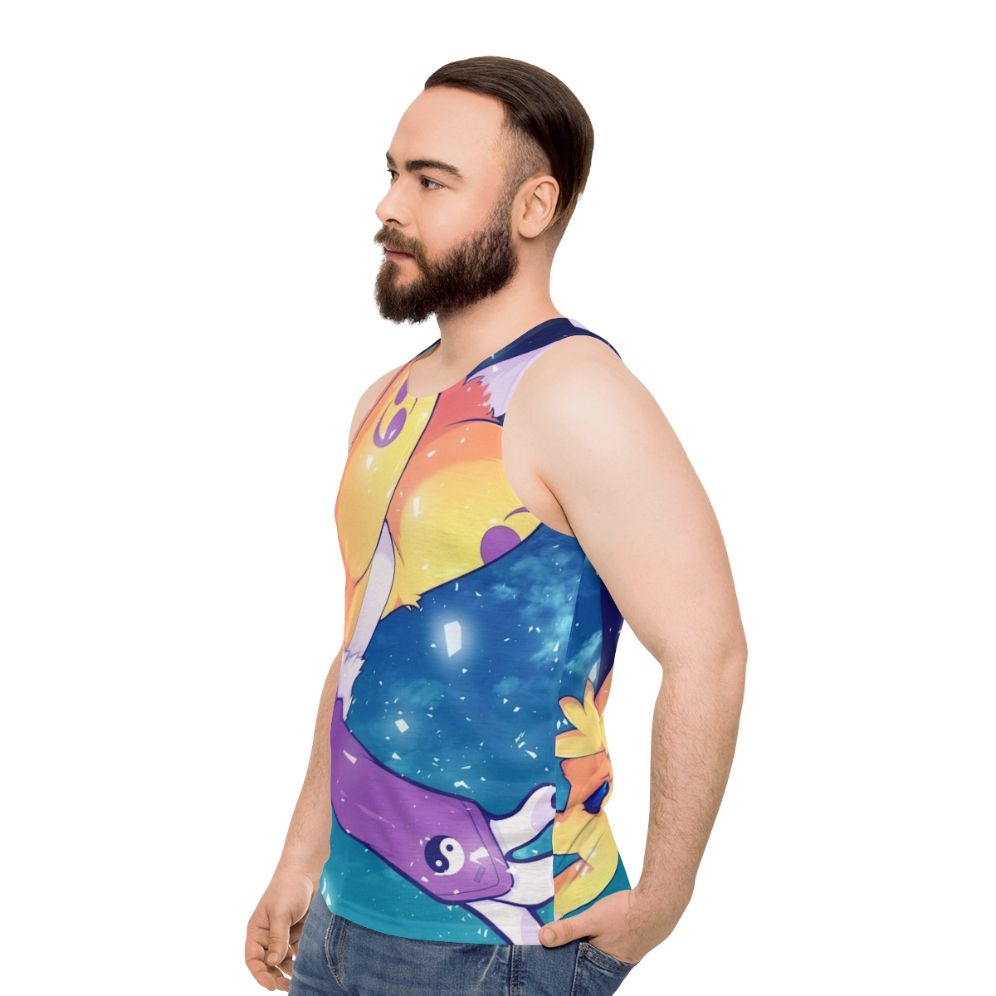 Diamond Storm Unisex Anime Manga Tank Top - men side