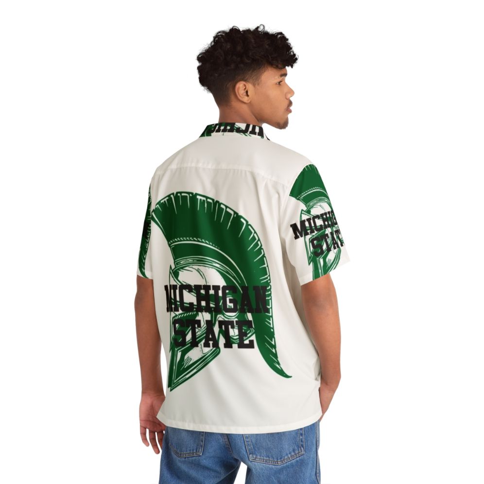 Michigan State Hawaiian Shirt - People Back