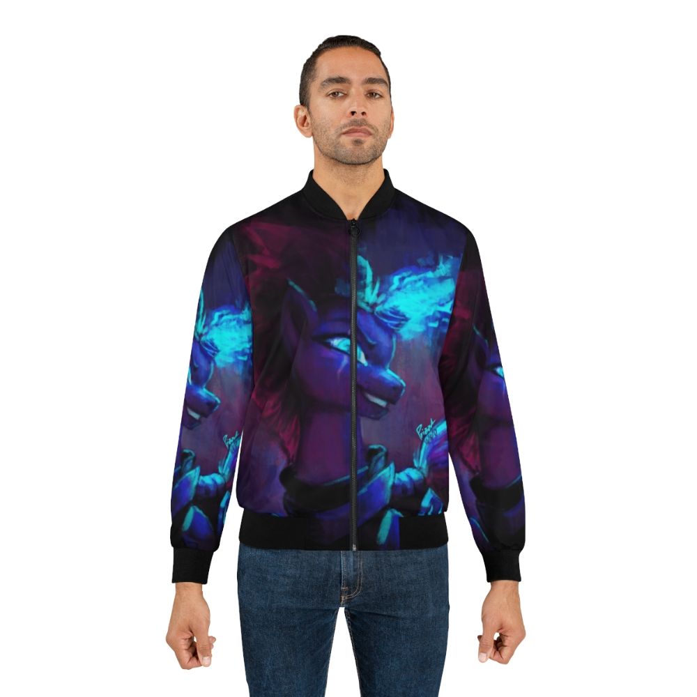 Tempest Shadow My Little Pony Unicorn Bomber Jacket - Lifestyle