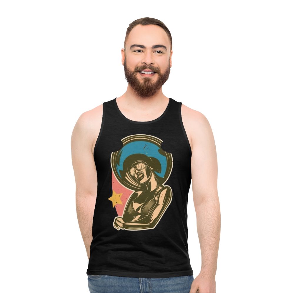 Unisex punk rock band tank top - men