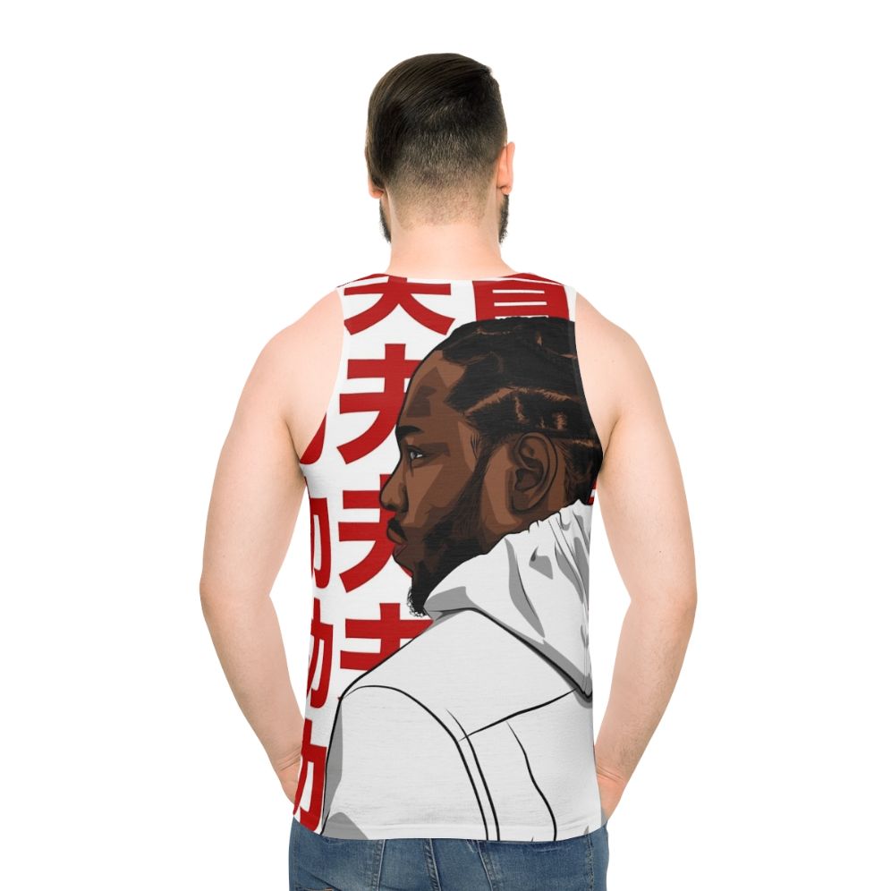 Kendrick Lamar Kung Fu Kenny Unisex Tank Top - men back