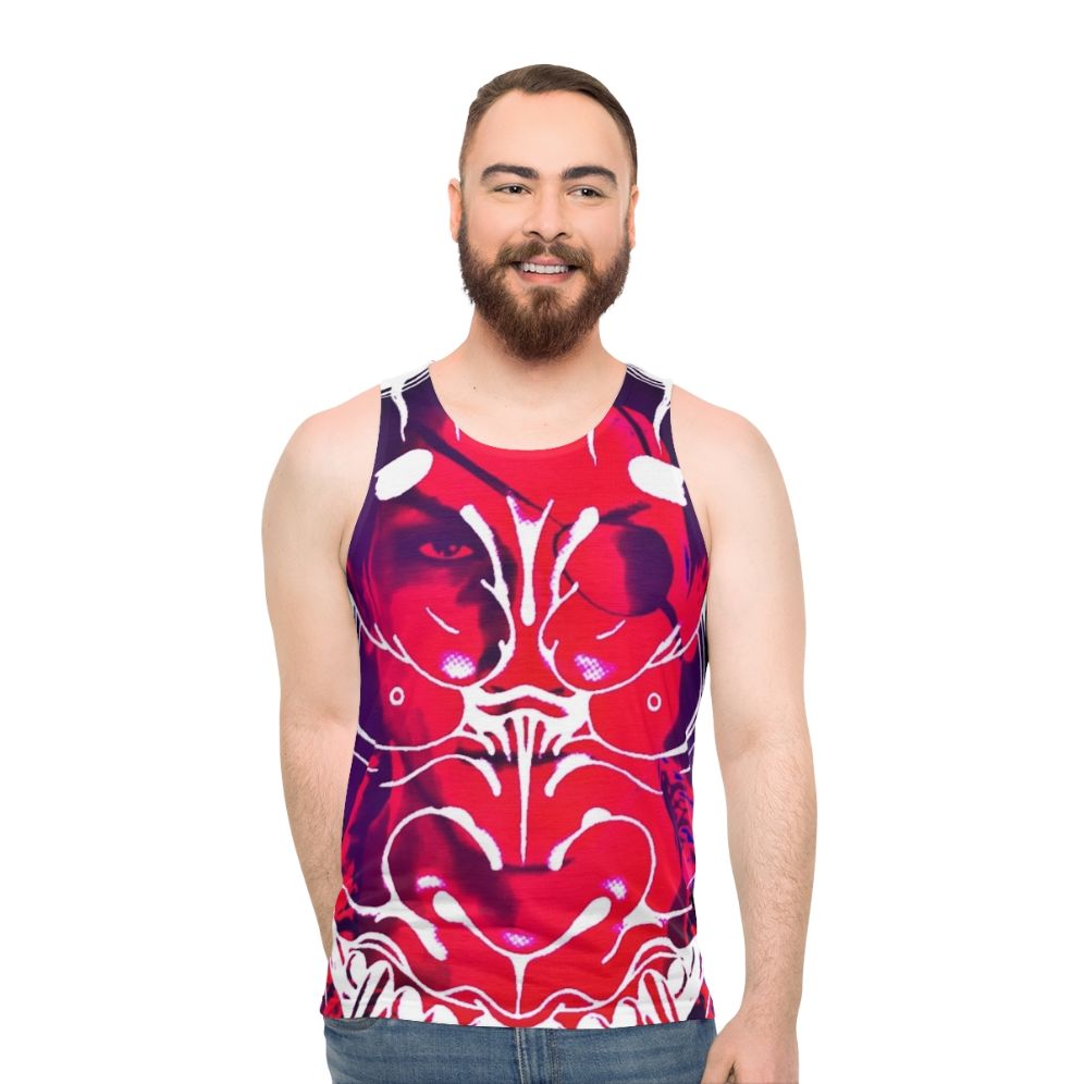 Unisex 'The Mad Dog' Tank Top featuring Goro Majima from the Yakuza game series - men