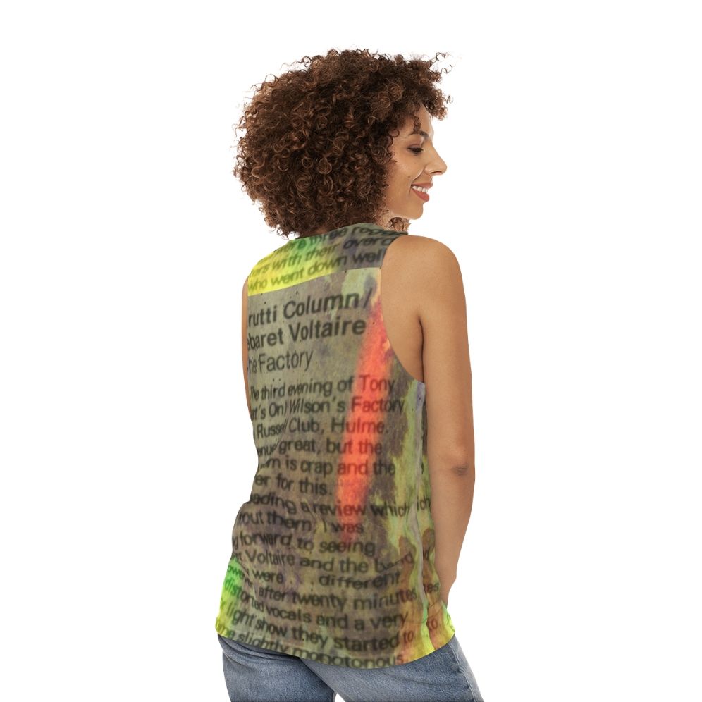 The Durutti Column Unisex Tank Top - women back