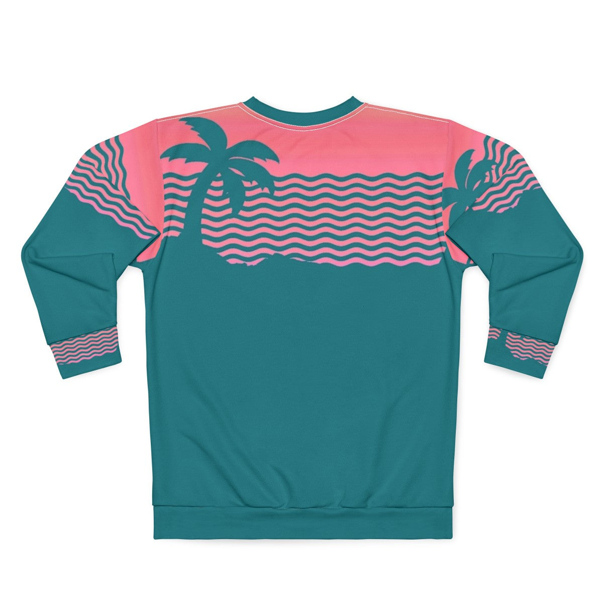 Wiped Out Sunset Fade Sweatshirt - Back