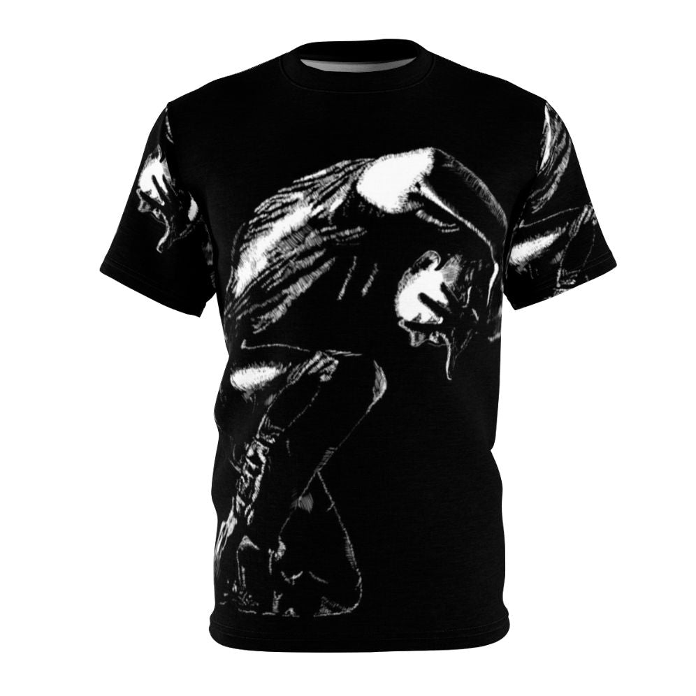 Loic Nottet inspired digital art elastic heart graphic t-shirt design