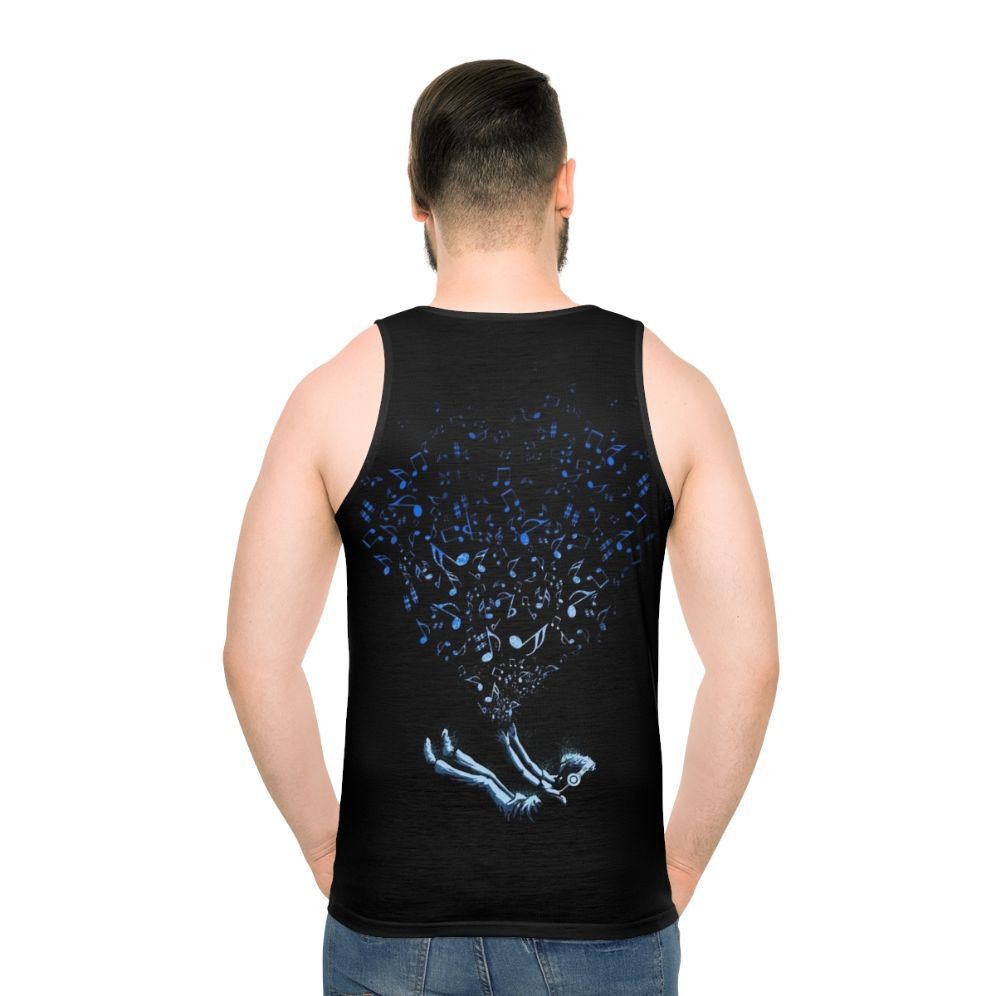 Unisex Universe of Sound Tank Top - men back