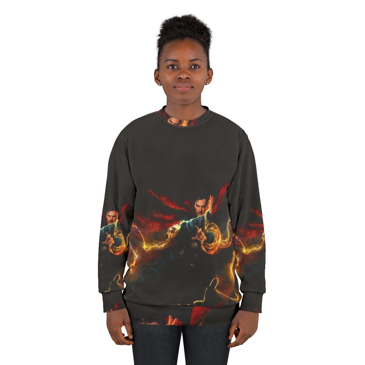 Benedict Cumberbatch as Doctor Strange in Marvel Superhero Sweatshirt - women