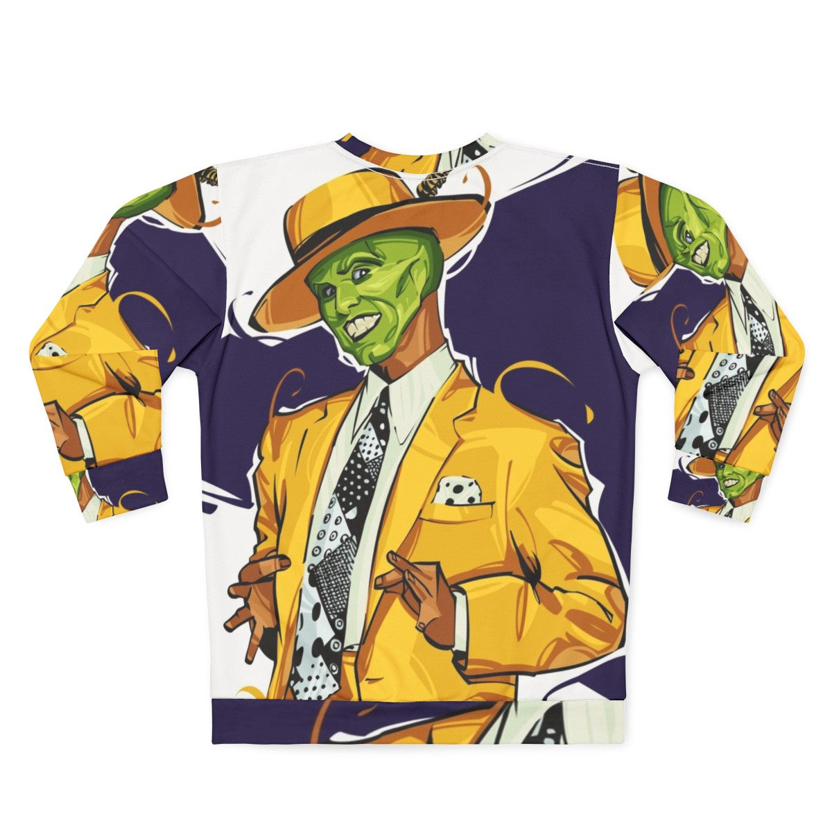 The Mask Sweatshirt 2 featuring Jim Carrey's iconic superhero character - Back