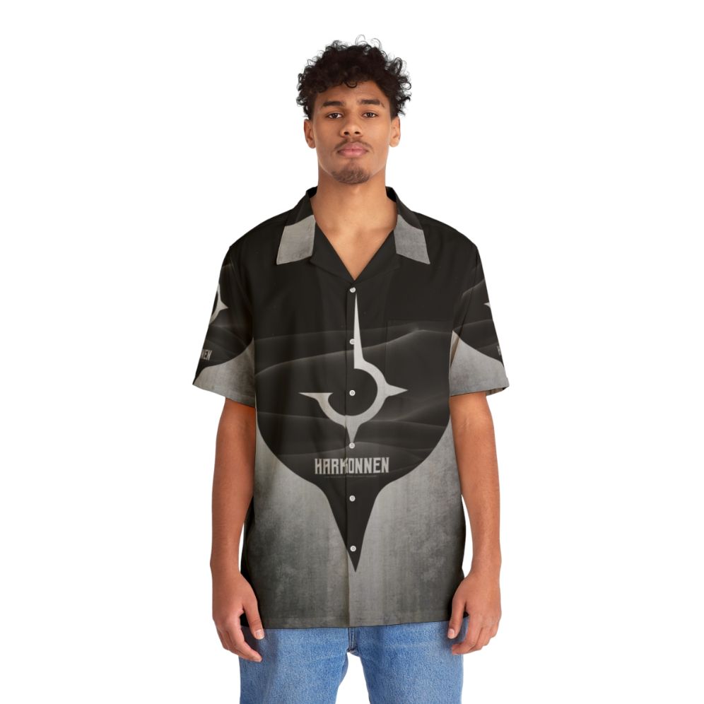 Dune Harkonnen Titanium Hawaiian Shirt - People Front