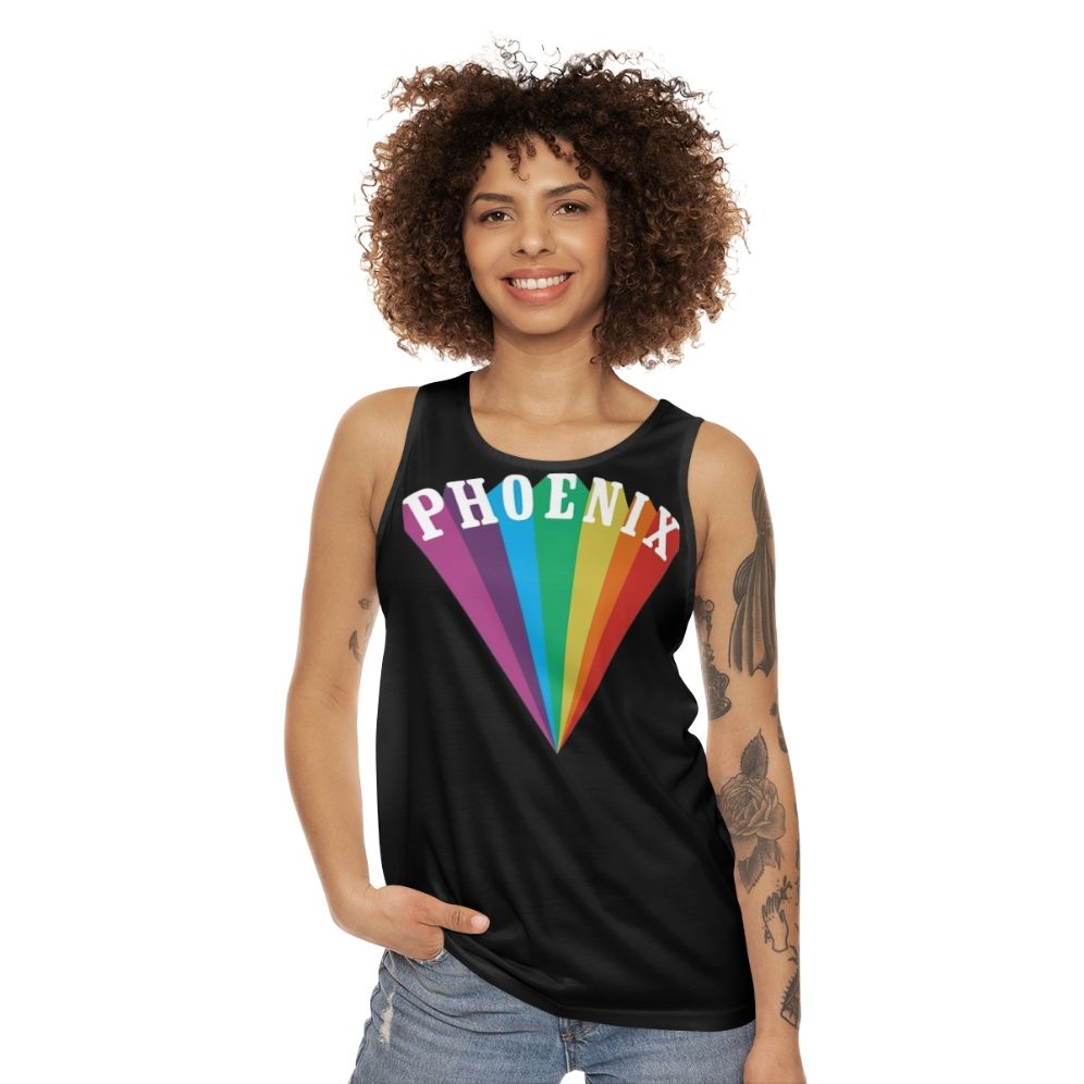 Phoenix Band Unisex Rainbow Tank Top - women