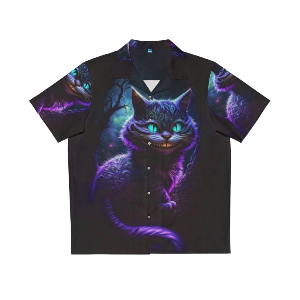 Cheshire Cat Abstract Hawaiian Shirt