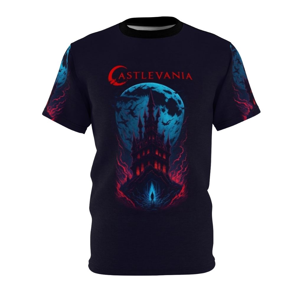 Castlevania inspired t-shirt featuring characters from the Netflix series