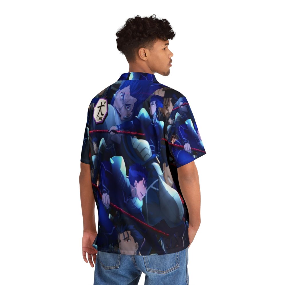 Fate Stay Night Lancer Cu Chulainn Hawaiian Shirt - People Back