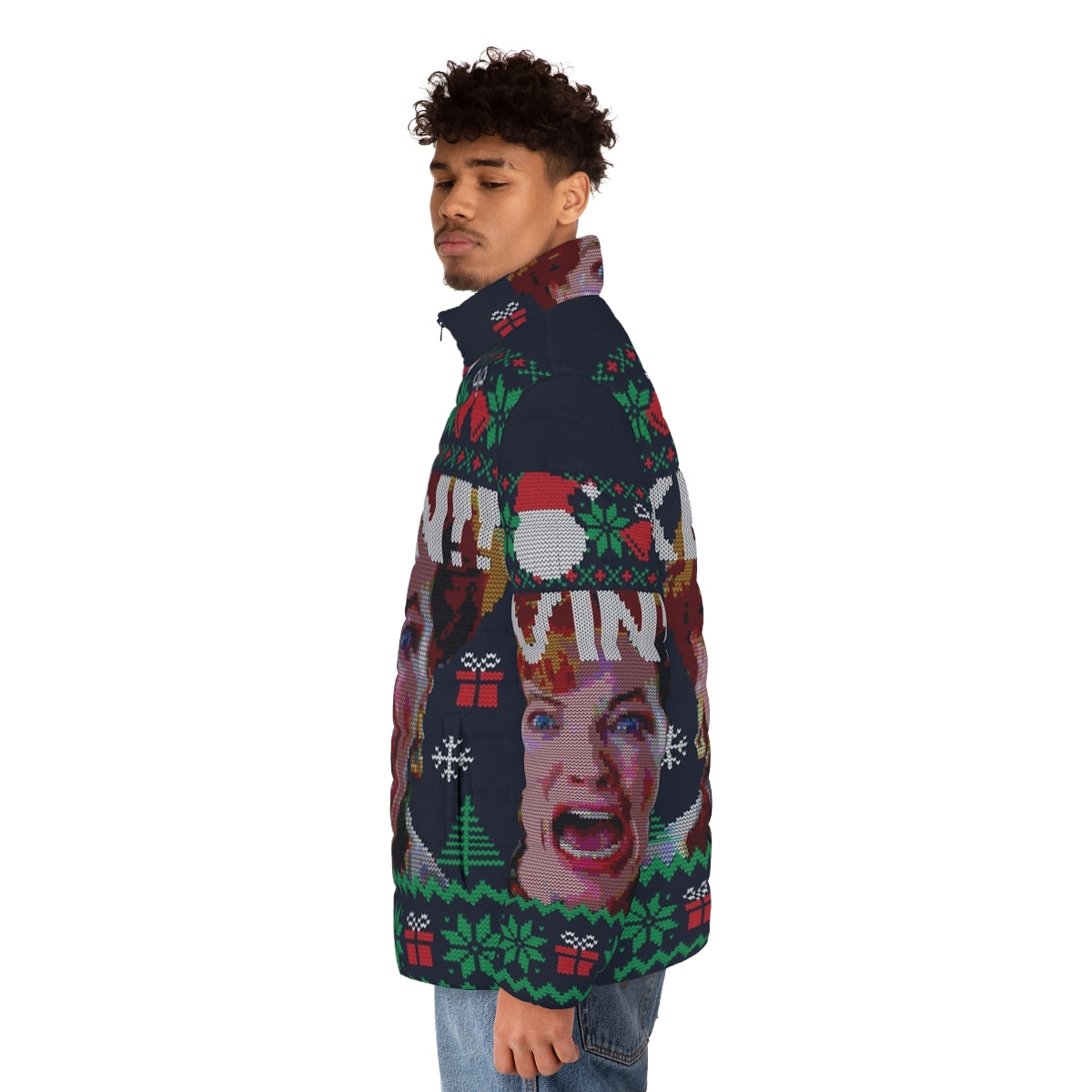 Cozy Kevin Puffer Jacket from the Home Alone movie - men side left