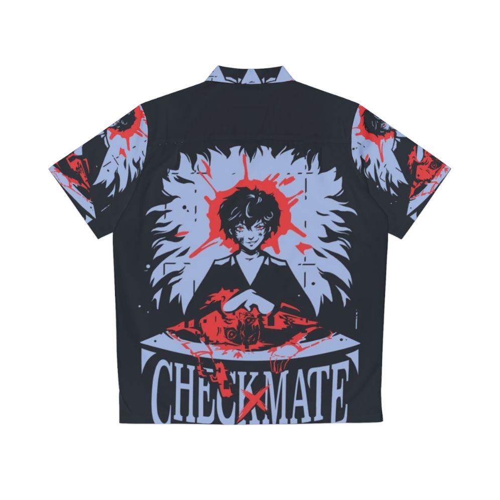 Checkmate Persona 5 Inspired Hawaiian Shirt - Back