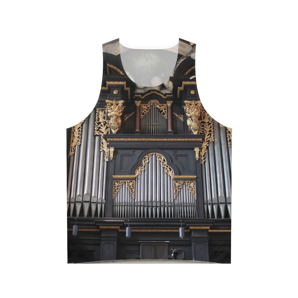 Unisex tank top featuring the main pipe organ of St. Emmeram Church in Regensburg, Germany