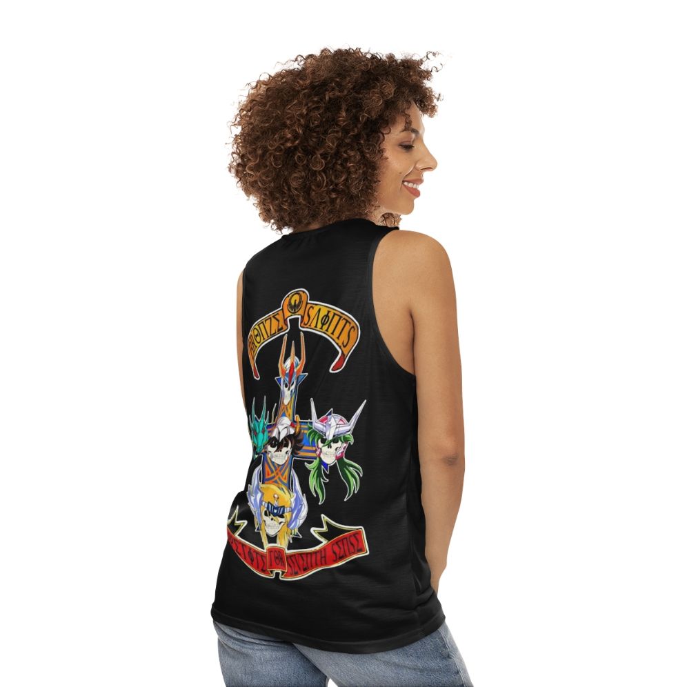 Saint Seiya Unisex Tank Top - women back