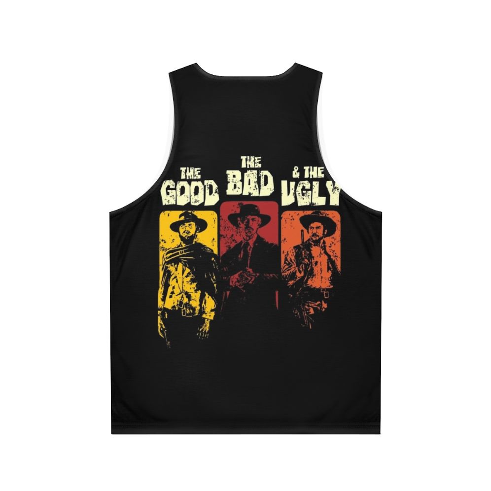 Unisex 'The Good, The Bad, The Ugly' spaghetti western inspired tank top - Back