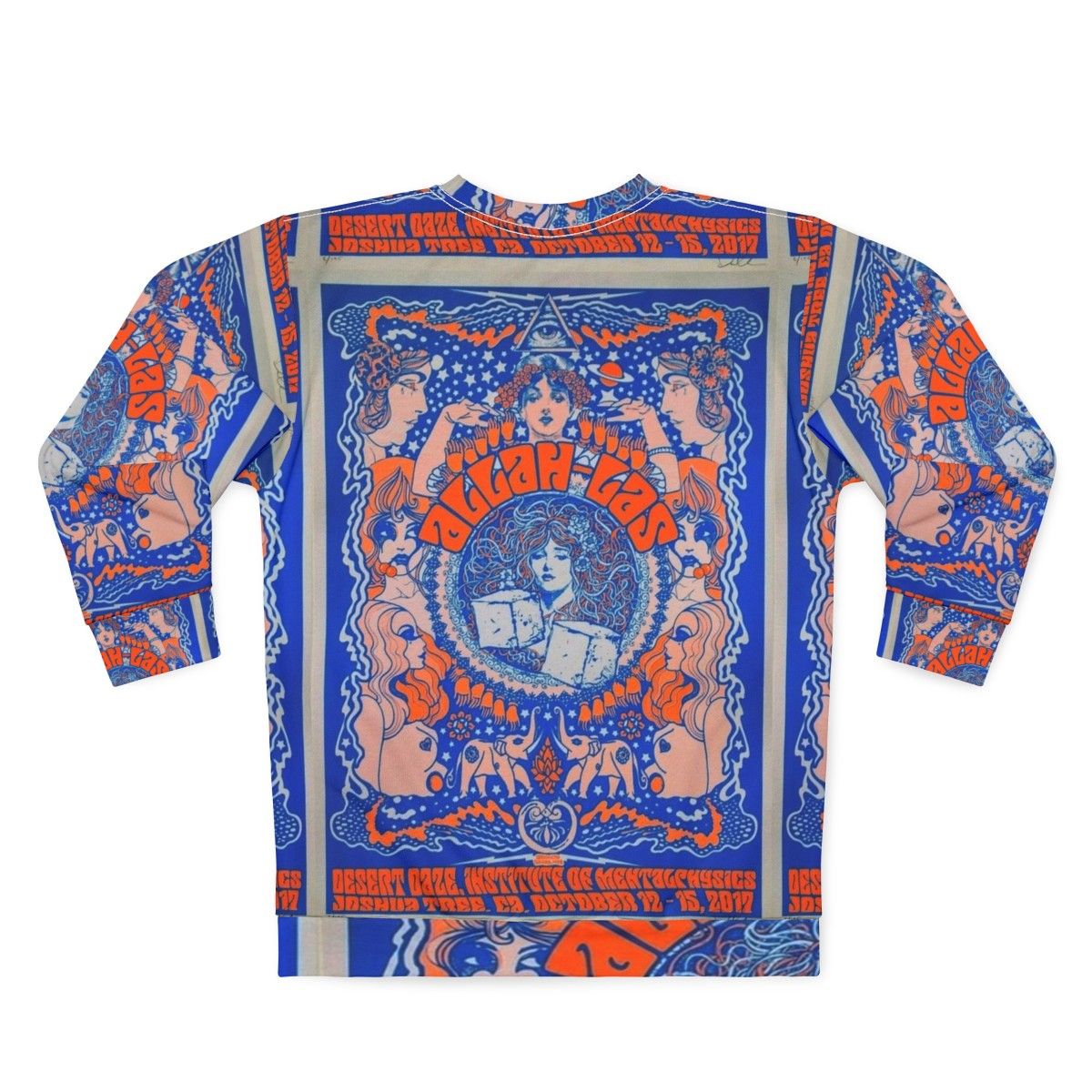 Allah Las Psychedelic Rock Sweatshirt - Back