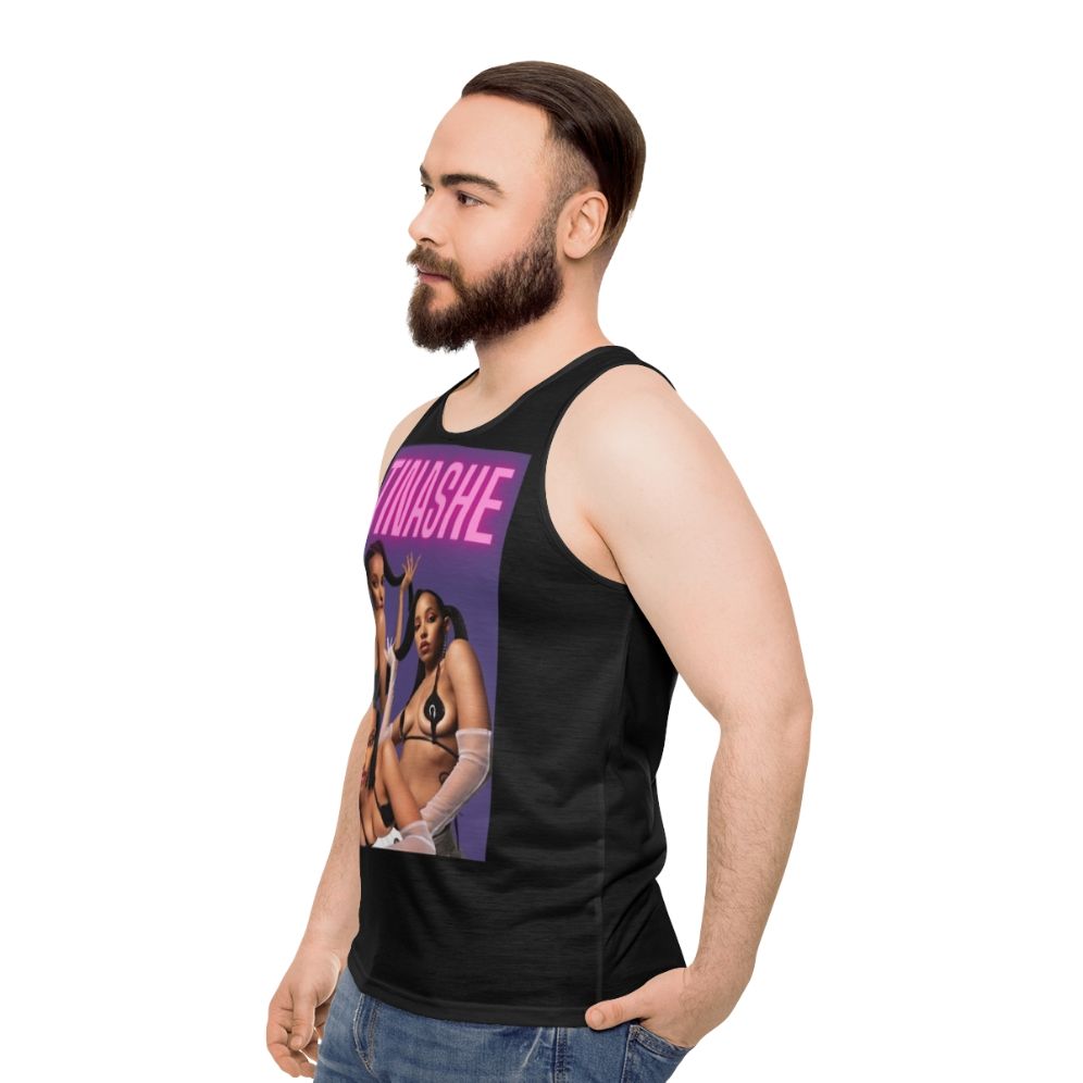 Tinashe Aesthetic Unisex Tank Top - men side