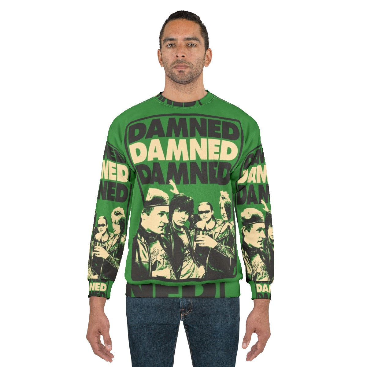 The Damned Punk Rock Band Sweatshirt - men