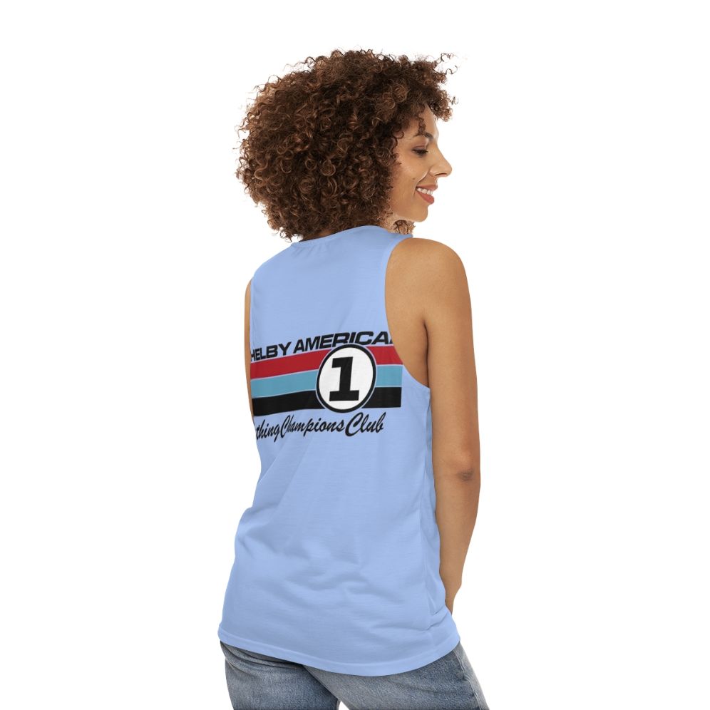 1966 Le Mans Unisex Racing Tank Top - women back