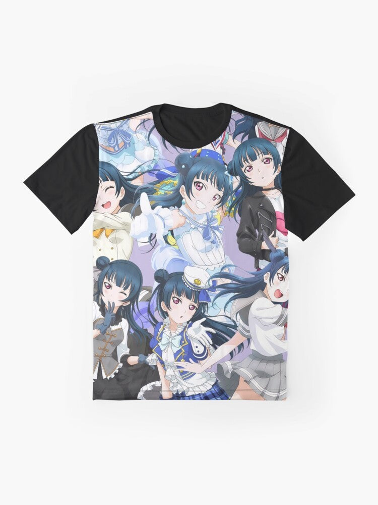 Love Live Sunshine Yohane Tsushima Yoshiko Graphic T-Shirt - Flat lay