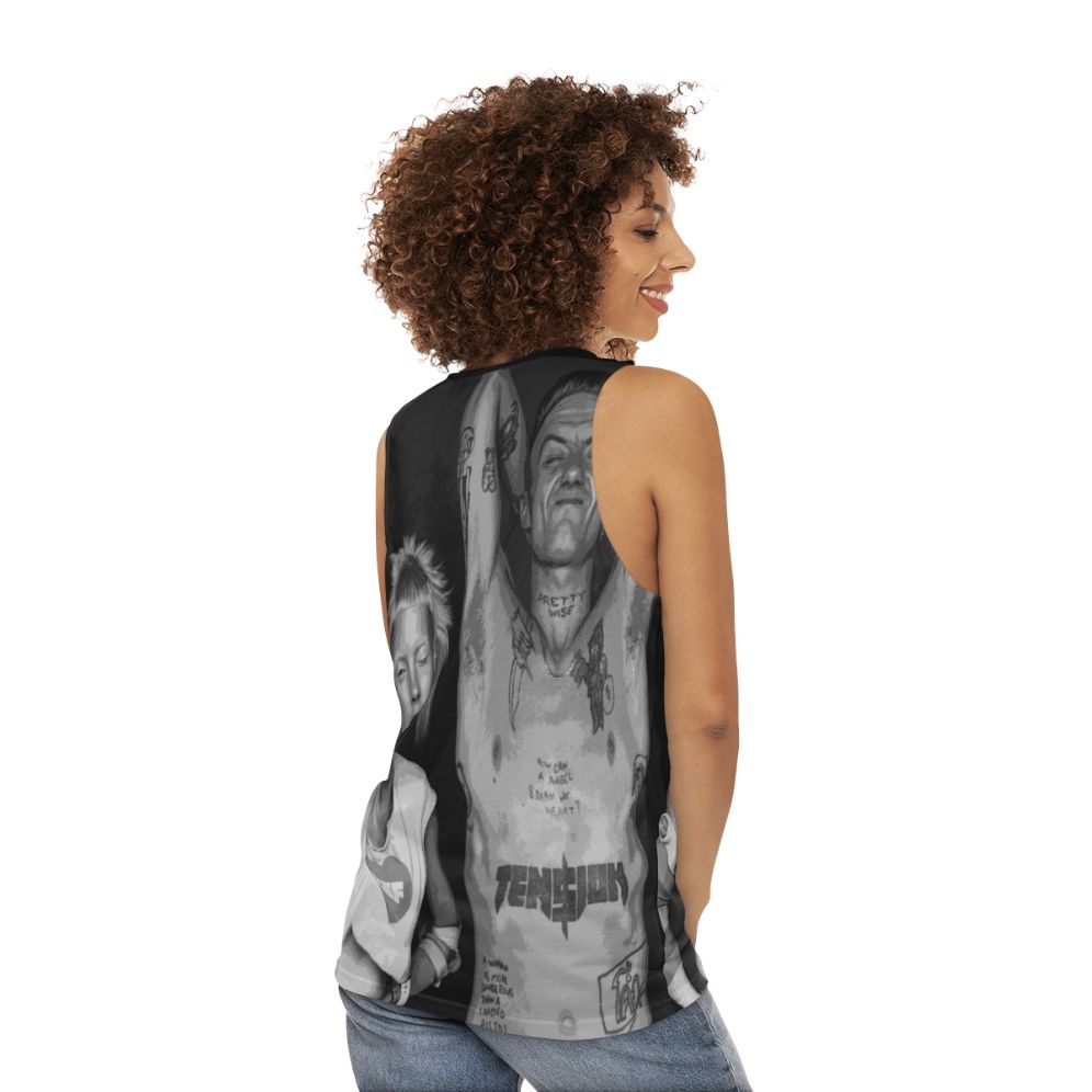 Die Antwoord Unisex Tank Top - women back