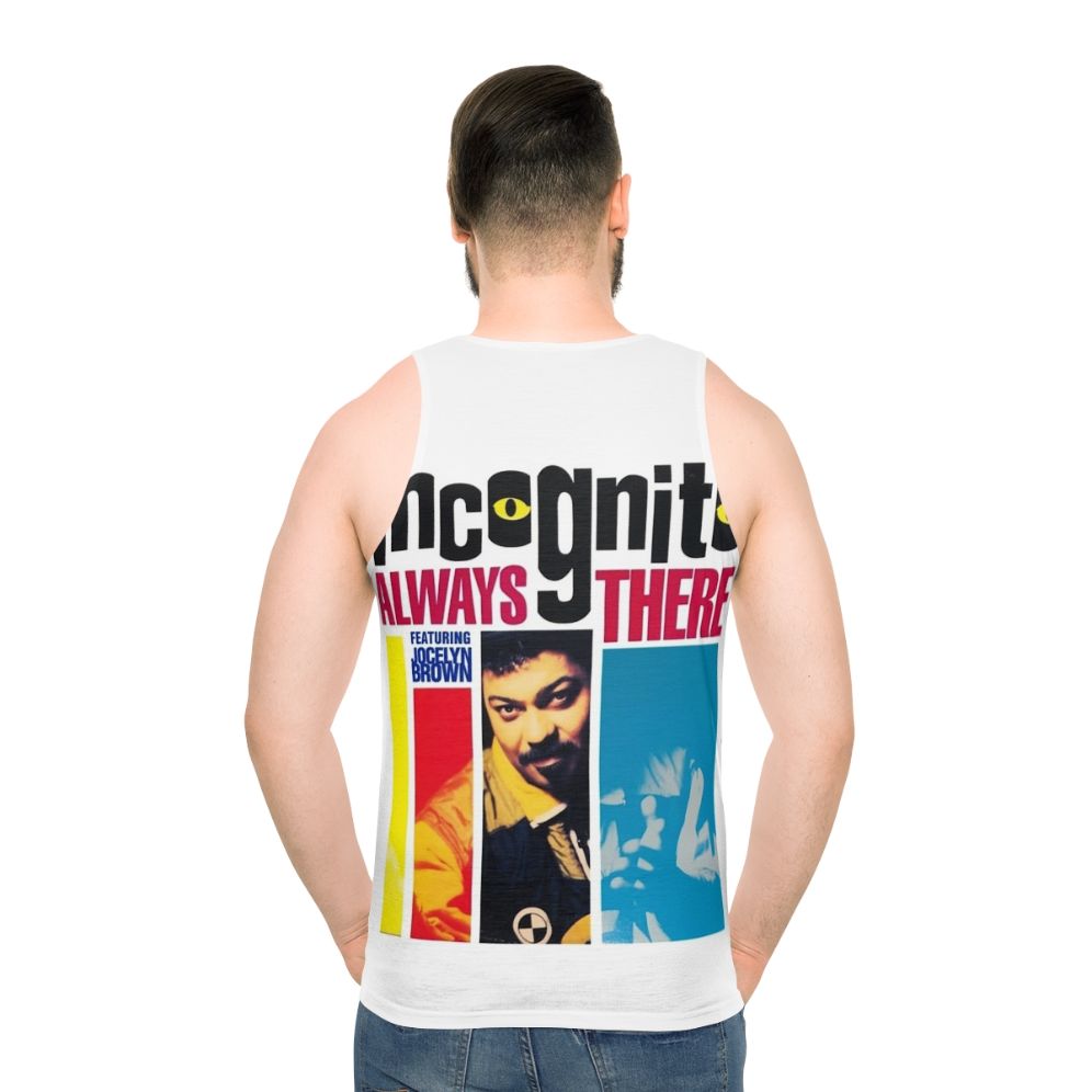 Incognito Jazz Funk Soul Music Unisex Tank Top - men back