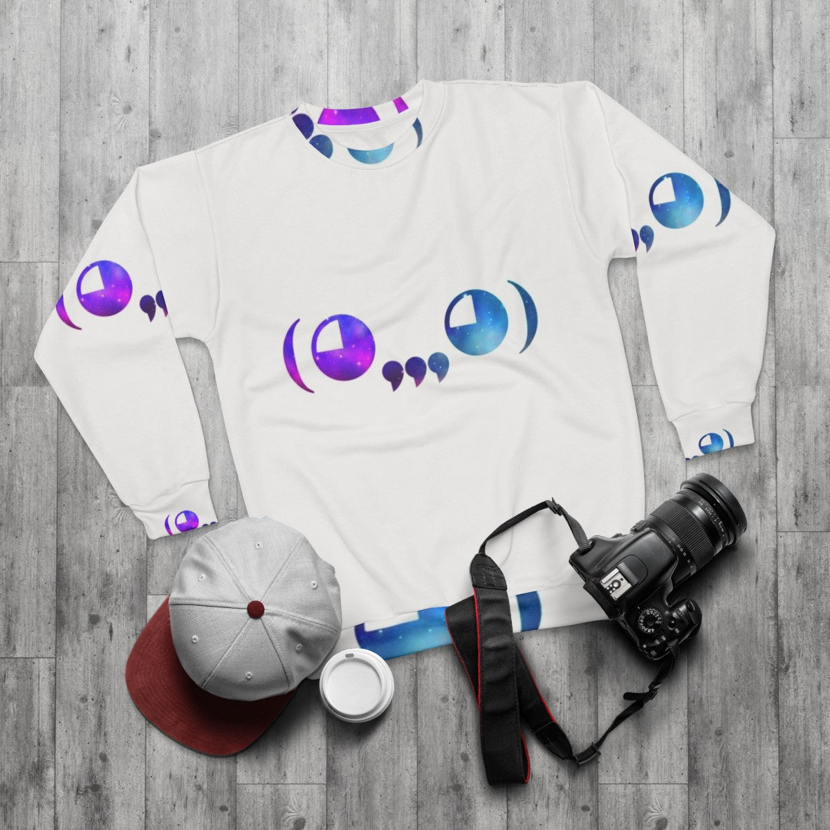 Ghastly Sweatshirt - Edm Clothing for Dance and Rave Fashion - flat lay