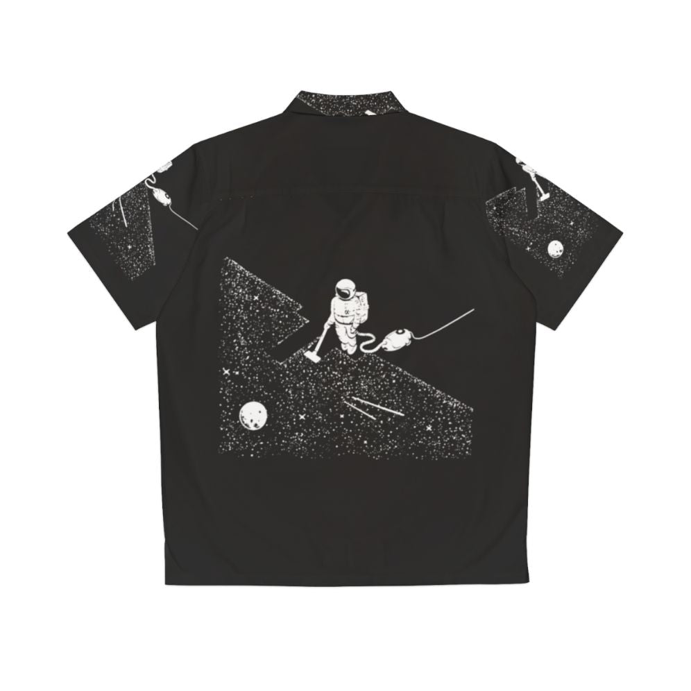 Cosmic vacuum shirt with astronaut and space motif - Back