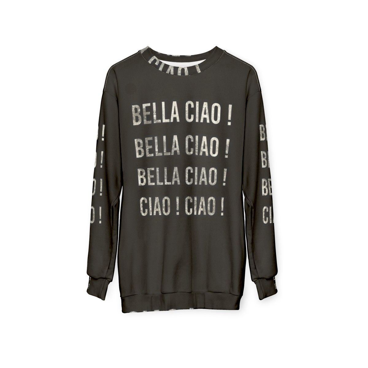 Bella Ciao Ciao Spanish Revolution Sweatshirt - hanging