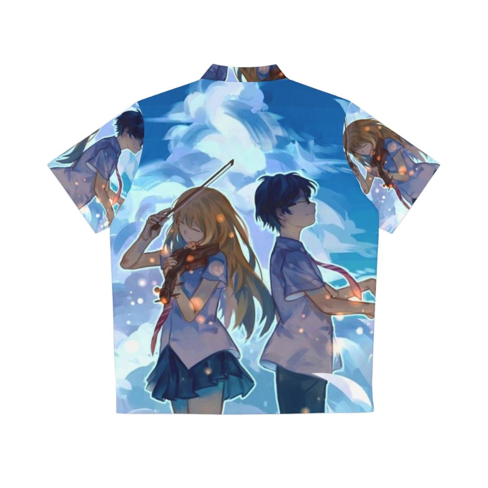 Your Lie In April Themed Hawaiian Shirt - Back