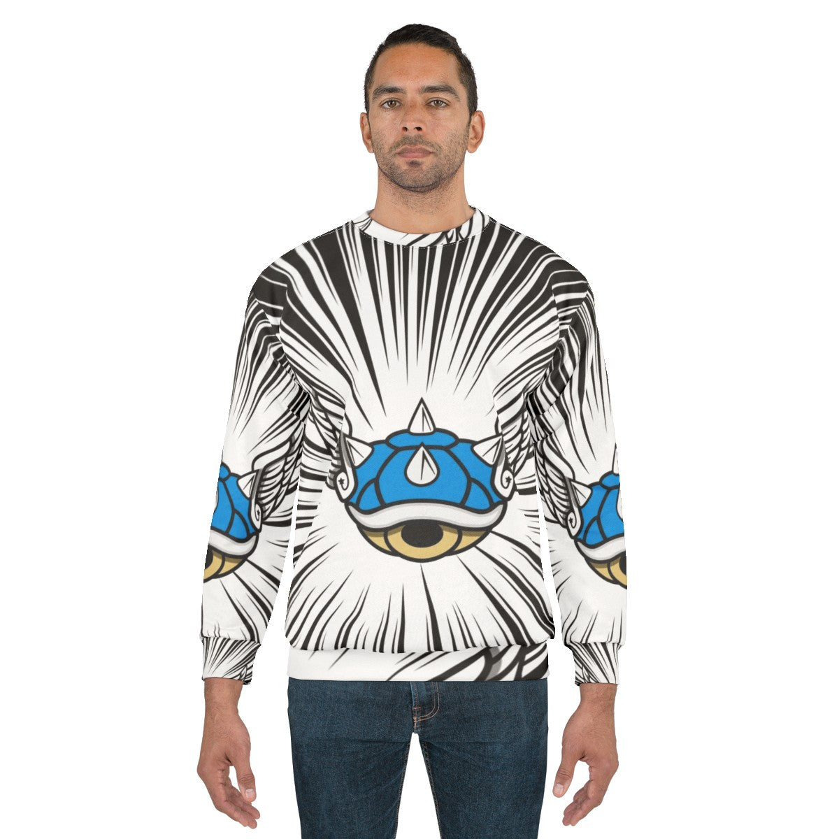 Blue Shell Mario Kart Sweatshirt - men