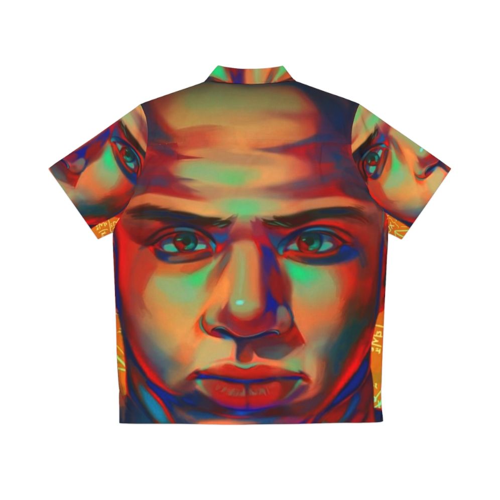 Tyler1 Art Hawaiian Shirt featuring Draven the League of Legends ADC Champion - Back