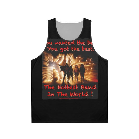 Vintage Kiss Band Unisex Rock Music Tank Top