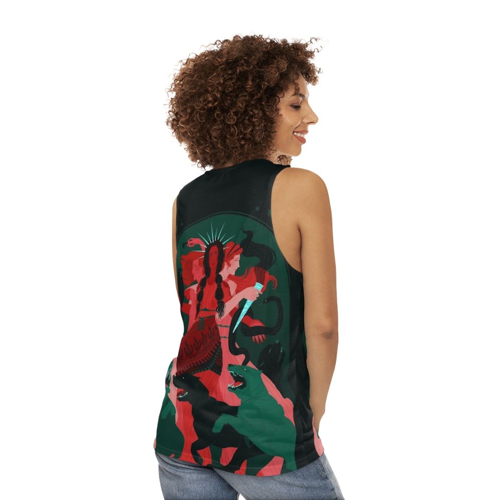 Hecate Unisex Mythology Inspired Tank Top - women back