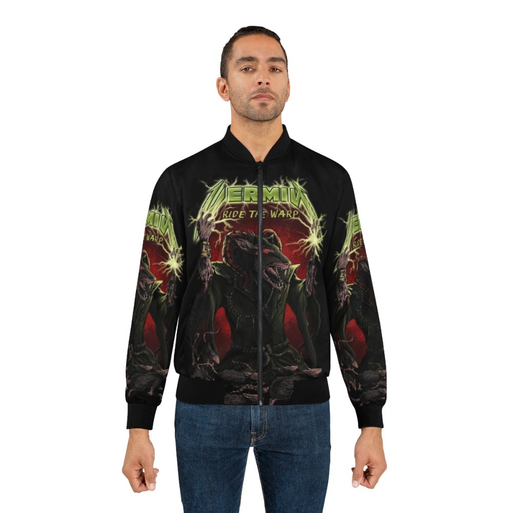 Skaven Vermin Bomber Jacket with Warhammer 40k inspired design - Lifestyle