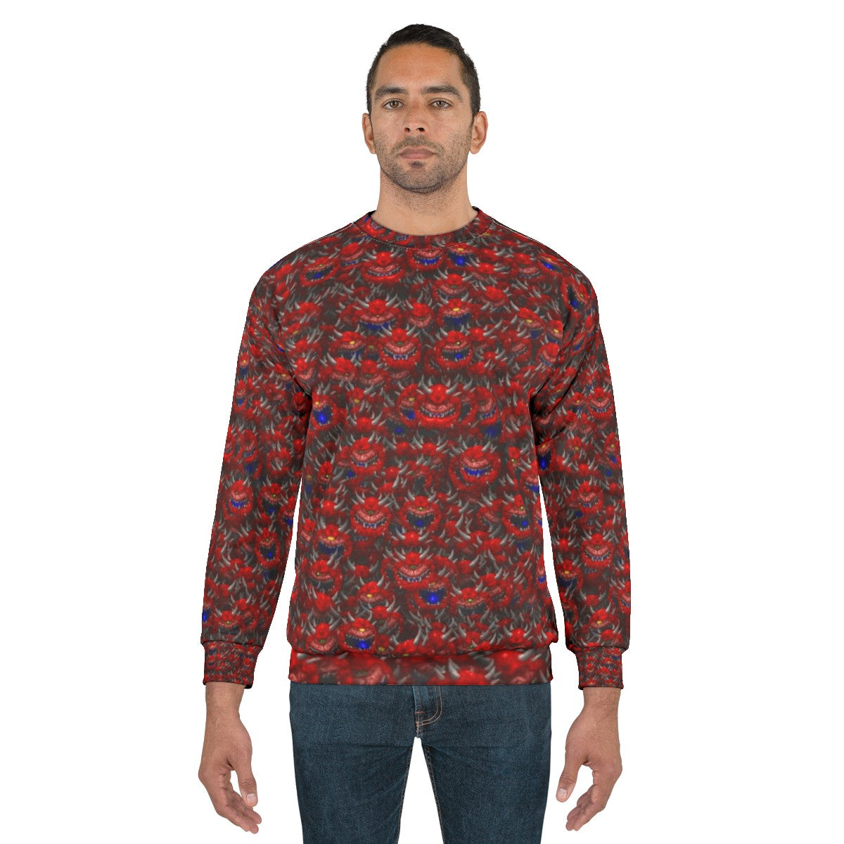 Doom Cacodemon 3D Shooter Sweatshirt - men